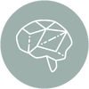 Thinking head icon