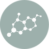 Outline of 20 figures around a circle with 2% of 1 person colored in green